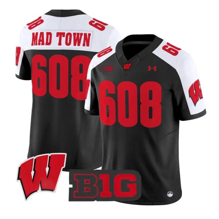 mad-town-jersey-608-wisconsin-badgers-2026-vapor-limited-stitched-01 - Top Wow Design Mad Town Jersey #608 Wisconsin Badgers 2026 Vapor Limited Stitched by My Store NCAA Football Jerseys