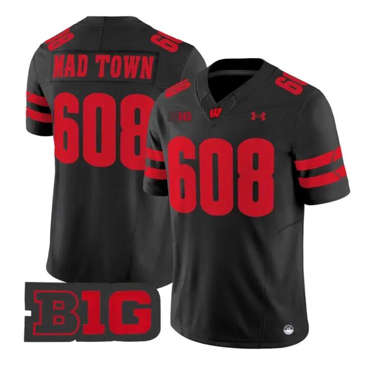 mad-town-jersey-608-wisconsin-badgers-2026-vapor-limited-stitched-02 - Top Wow Design Mad Town Jersey #608 Wisconsin Badgers 2026 Vapor Limited Stitched by My Store NCAA Football Jerseys