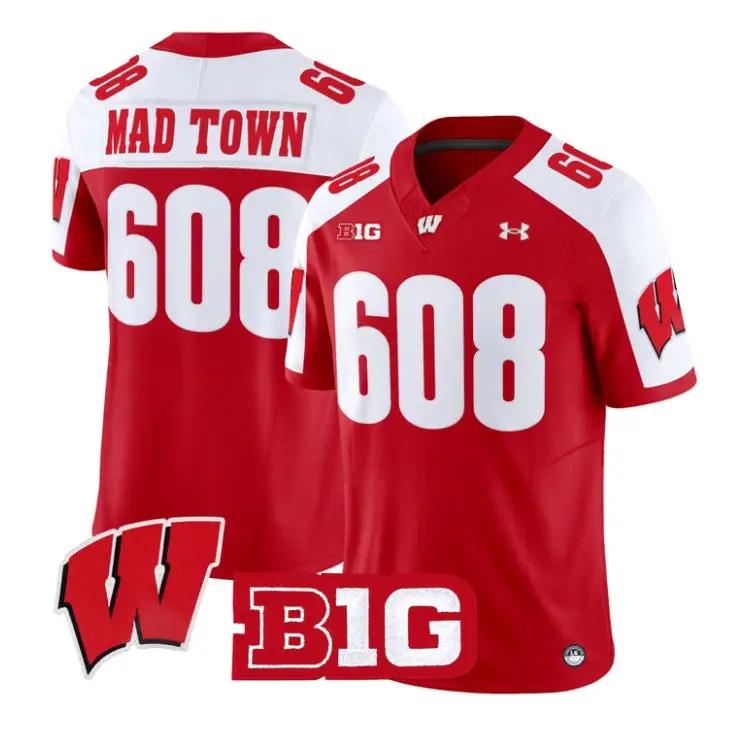 mad-town-jersey-608-wisconsin-badgers-2026-vapor-limited-stitched-03 - Top Wow Design Mad Town Jersey #608 Wisconsin Badgers 2026 Vapor Limited Stitched by My Store NCAA Football Jerseys