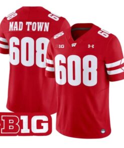 mad-town-jersey-608-wisconsin-badgers-2026-vapor-limited-stitched-04 - Top Wow Design Mad Town Jersey #608 Wisconsin Badgers 2026 Vapor Limited Stitched by My Store NCAA Football Jerseys