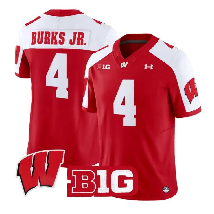 marvin-burks-jr-jersey-4-wisconsin-badgers-2026-vapor-all-stitched-03 - Top Wow Design Marvin Burks Jr Jersey #4 Wisconsin Badgers 2026 Vapor All Stitched by My Store NCAA Football Jerseys