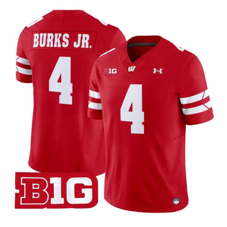 marvin-burks-jr-jersey-4-wisconsin-badgers-2026-vapor-all-stitched-04 - Top Wow Design Marvin Burks Jr Jersey #4 Wisconsin Badgers 2026 Vapor All Stitched by My Store NCAA Football Jerseys