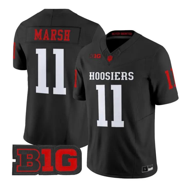 nick-marsh-jersey-11-indiana-hoosiers-2026-football-all-stitched-02 - Top Wow Design Nick Marsh Jersey #11 Indiana Hoosiers 2026 Football All Stitched by My Store NCAA Football Jerseys