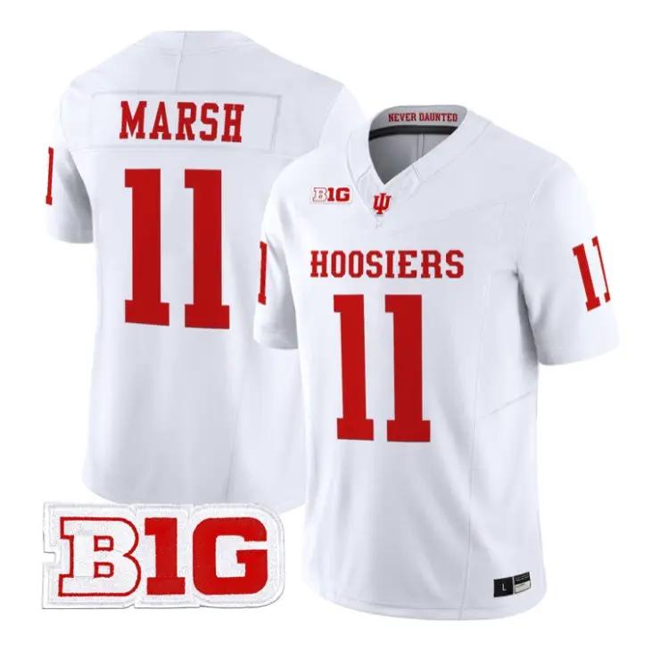 nick-marsh-jersey-11-indiana-hoosiers-2026-football-all-stitched-05 - Top Wow Design Nick Marsh Jersey #11 Indiana Hoosiers 2026 Football All Stitched by My Store NCAA Football Jerseys