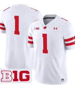 team-jersey-1-wisconsin-badgers-2026-football-vapor-limited-stitched-05 - Top Wow Design Team Jersey #1 Wisconsin Badgers 2026 Football Vapor Limited Stitched by My Store NCAA Football Jerseys