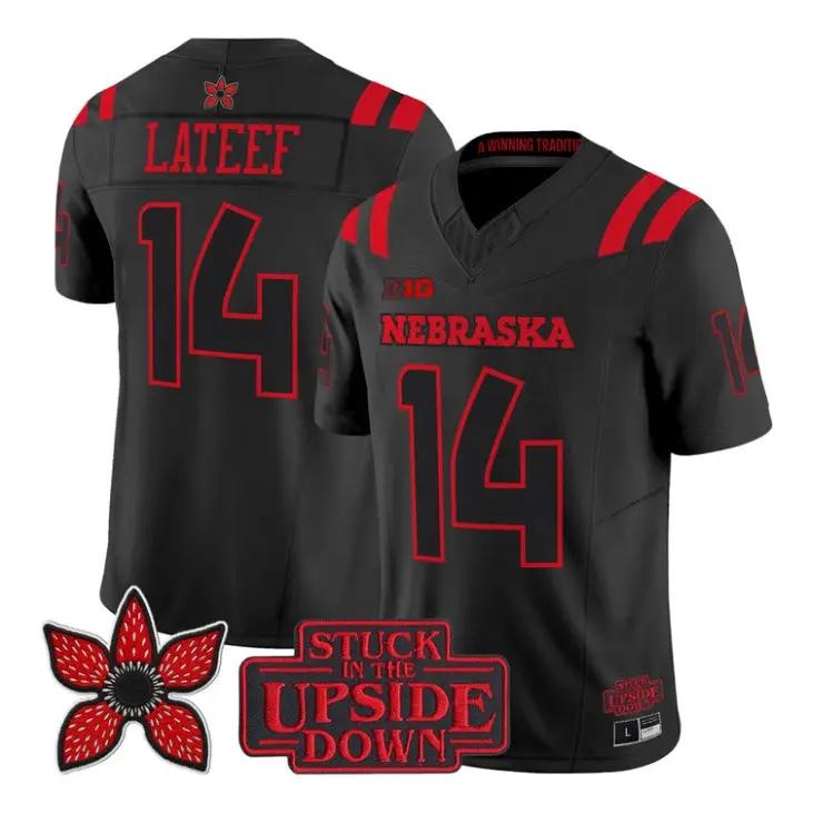 tj-lateef-jersey-14-nebraska-cornhuskers-2026-edition-v2-limited-stitched-01 - Top Wow Design TJ Lateef Jersey #14 Nebraska Cornhuskers 2026 Edition V2 Limited Stitched by My Store NCAA Football Jerseys