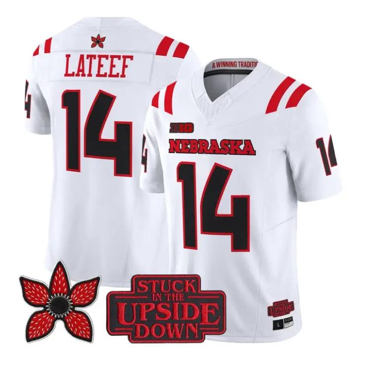 tj-lateef-jersey-14-nebraska-cornhuskers-2026-edition-v2-limited-stitched-03 - Top Wow Design TJ Lateef Jersey #14 Nebraska Cornhuskers 2026 Edition V2 Limited Stitched by My Store NCAA Football Jerseys