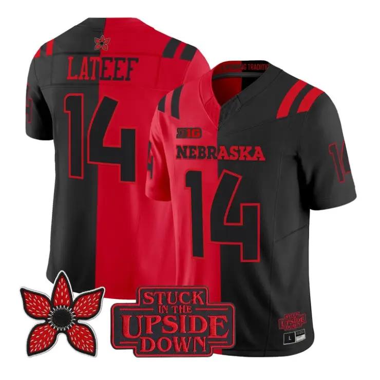tj-lateef-jersey-14-nebraska-cornhuskers-2026-edition-v2-limited-stitched-04 - Top Wow Design TJ Lateef Jersey #14 Nebraska Cornhuskers 2026 Edition V2 Limited Stitched by My Store NCAA Football Jerseys