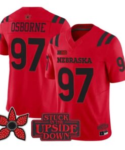 Tom Osborne Jersey #97 Nebraska Cornhuskers 2026 Edition V2 All Stitched by My Store NCAA Football Jerseys