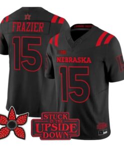 Tommie Frazier Jersey #15 Nebraska Cornhuskers 2026 Edition V2 Stitched by My Store NCAA Football Jerseys