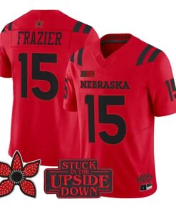 Tommie Frazier Jersey #15 Nebraska Cornhuskers 2026 Edition V2 Stitched by My Store NCAA Football Jerseys